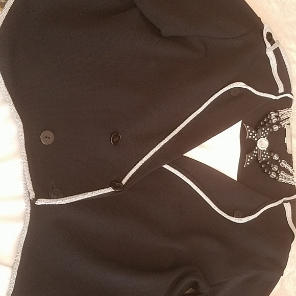 Rodika blank w/silver trimmins